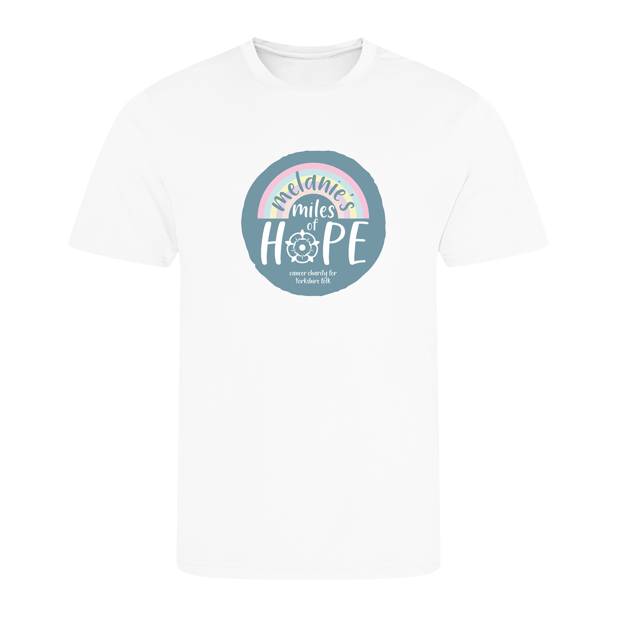 Melanie's Miles of Hope Kids T-Shirt | White