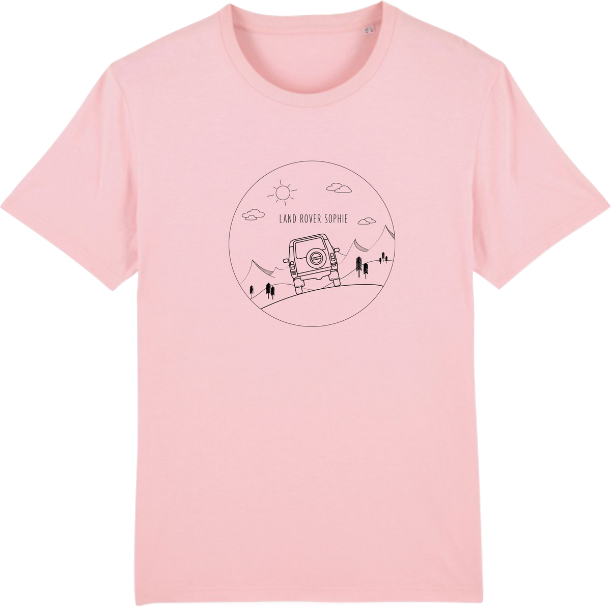 E+R Co Explore More T-Shirt | Cotton Pink