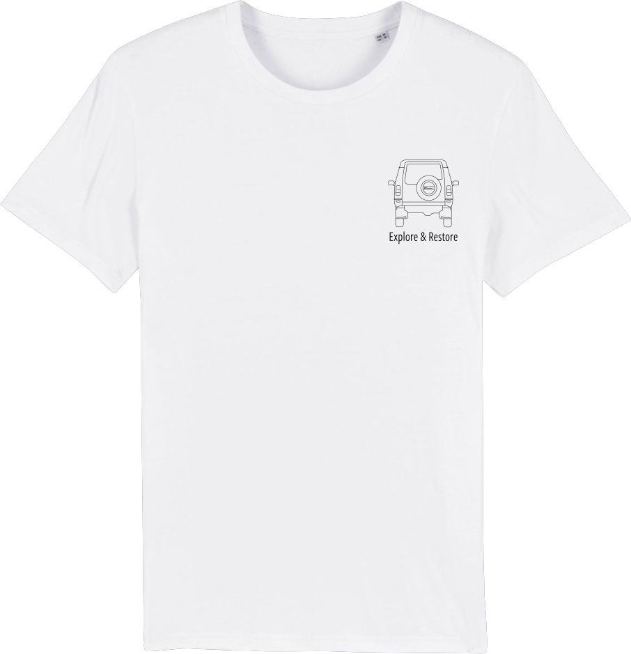 E+R Co Back to Basics T Shirt | White