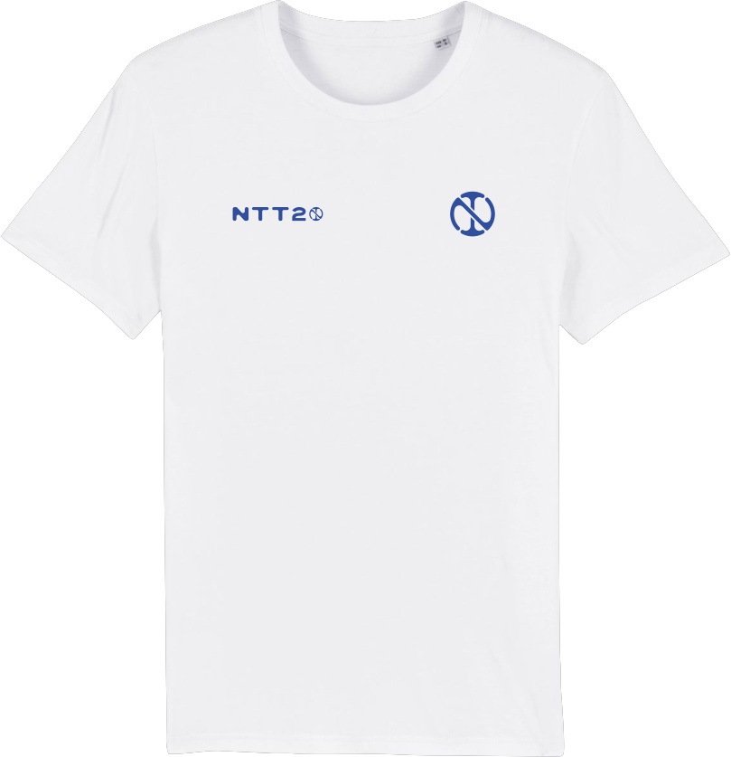 NTT20 Heavy Organic Tee | White