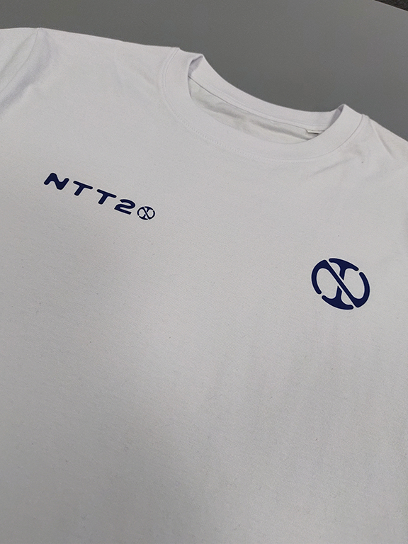 NTT20 Heavy Organic Tee | White