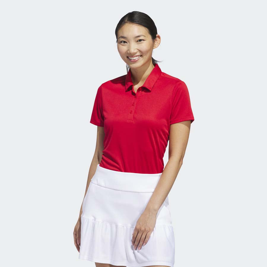Women's Adidas Performance Polo | COLLEGIATE RED