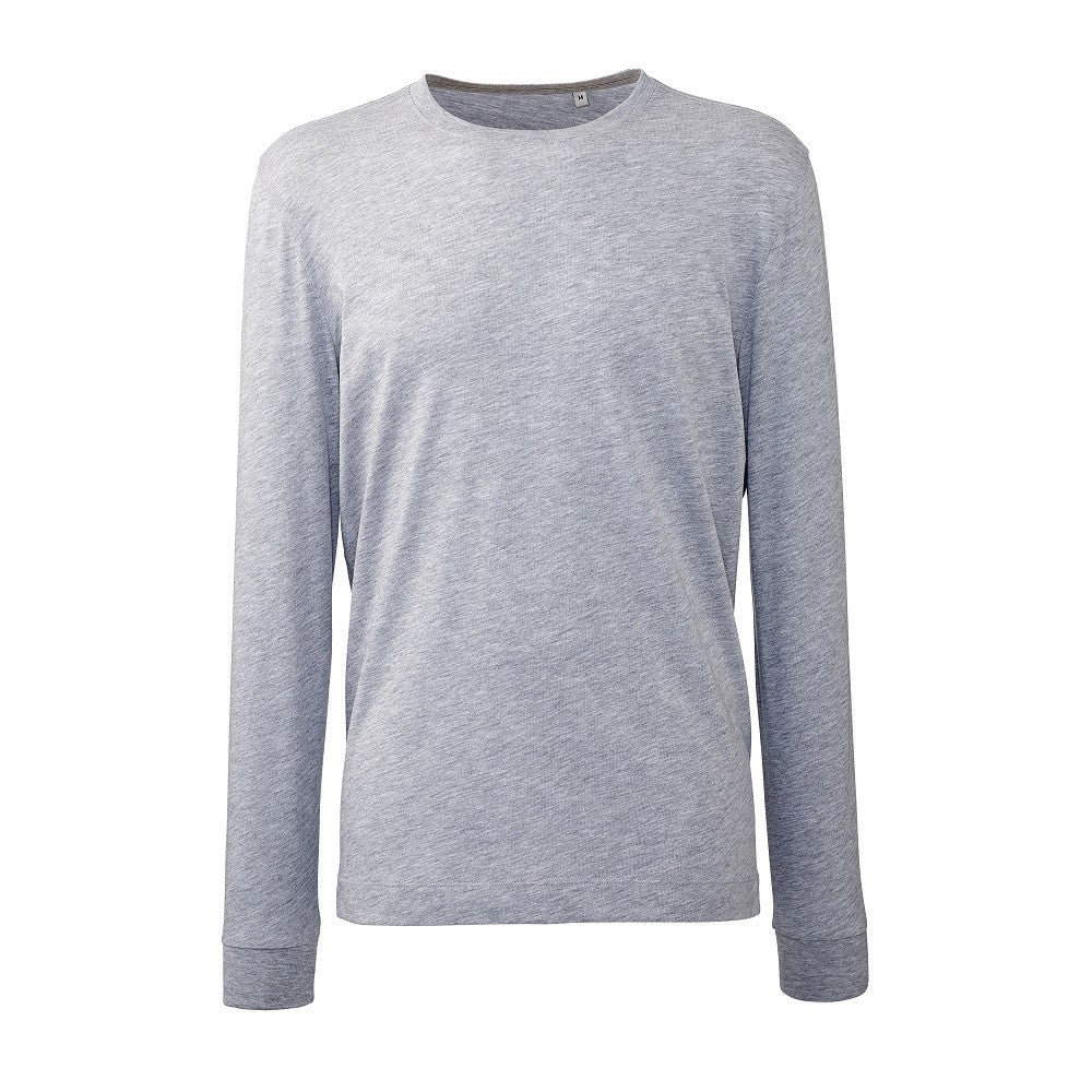 Organic Long Sleeve T-Shirt | GREY MARL
