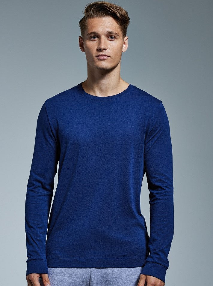 Organic Long Sleeve T-Shirt | GREY MARL