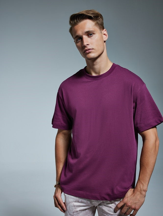 Organic Heavyweight T-Shirt | BURGUNDY