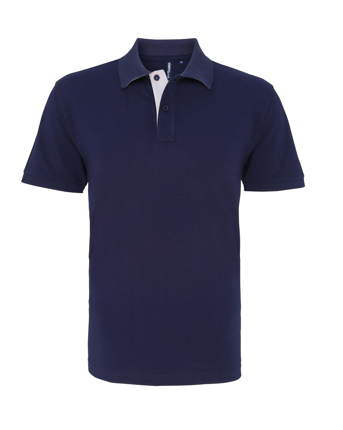 Men's Classic Fit Contrast Polo | NAVY/WHITE