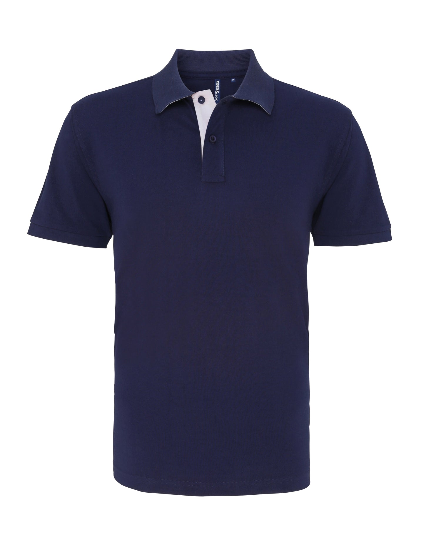 Men's Classic Fit Contrast Polo | NAVY/WHITE