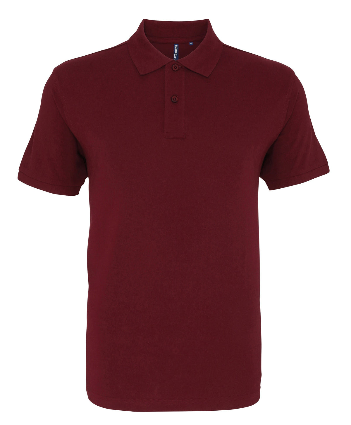 Men's Organic Polo | BURGUNDY