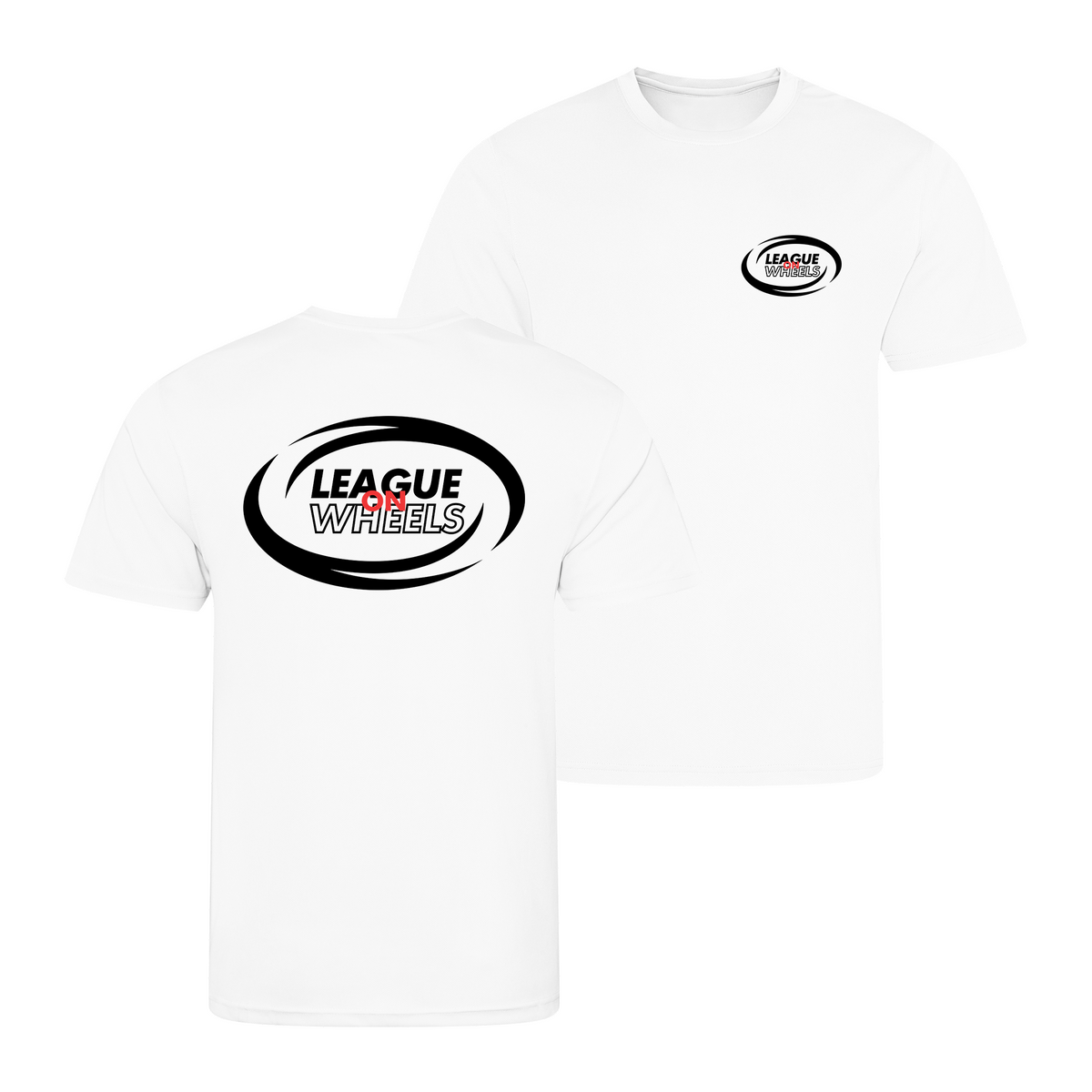 League on Wheels Kids T-Shirt | ARCTIC WHITE
