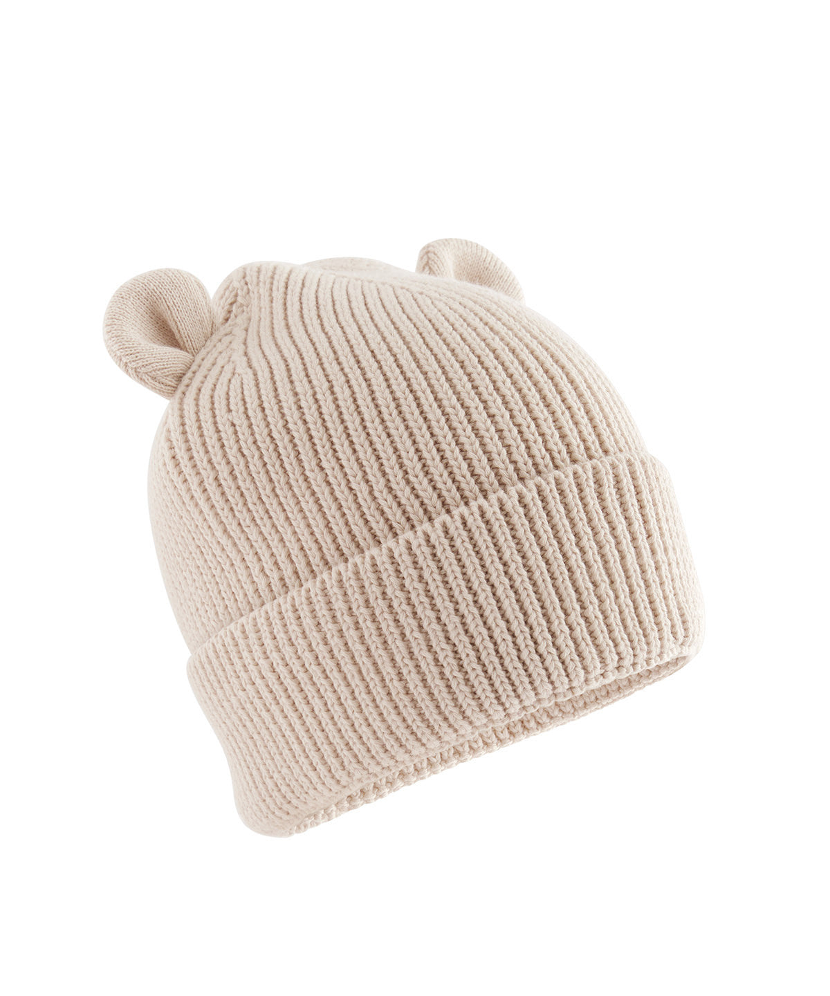 Organic Beanie Bear Beanie | ALMOND