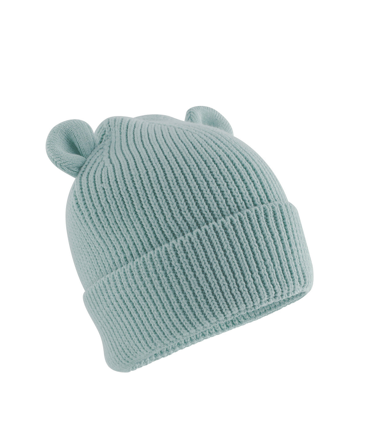 Organic Beanie Bear Beanie | DUSTY TURQUOISE
