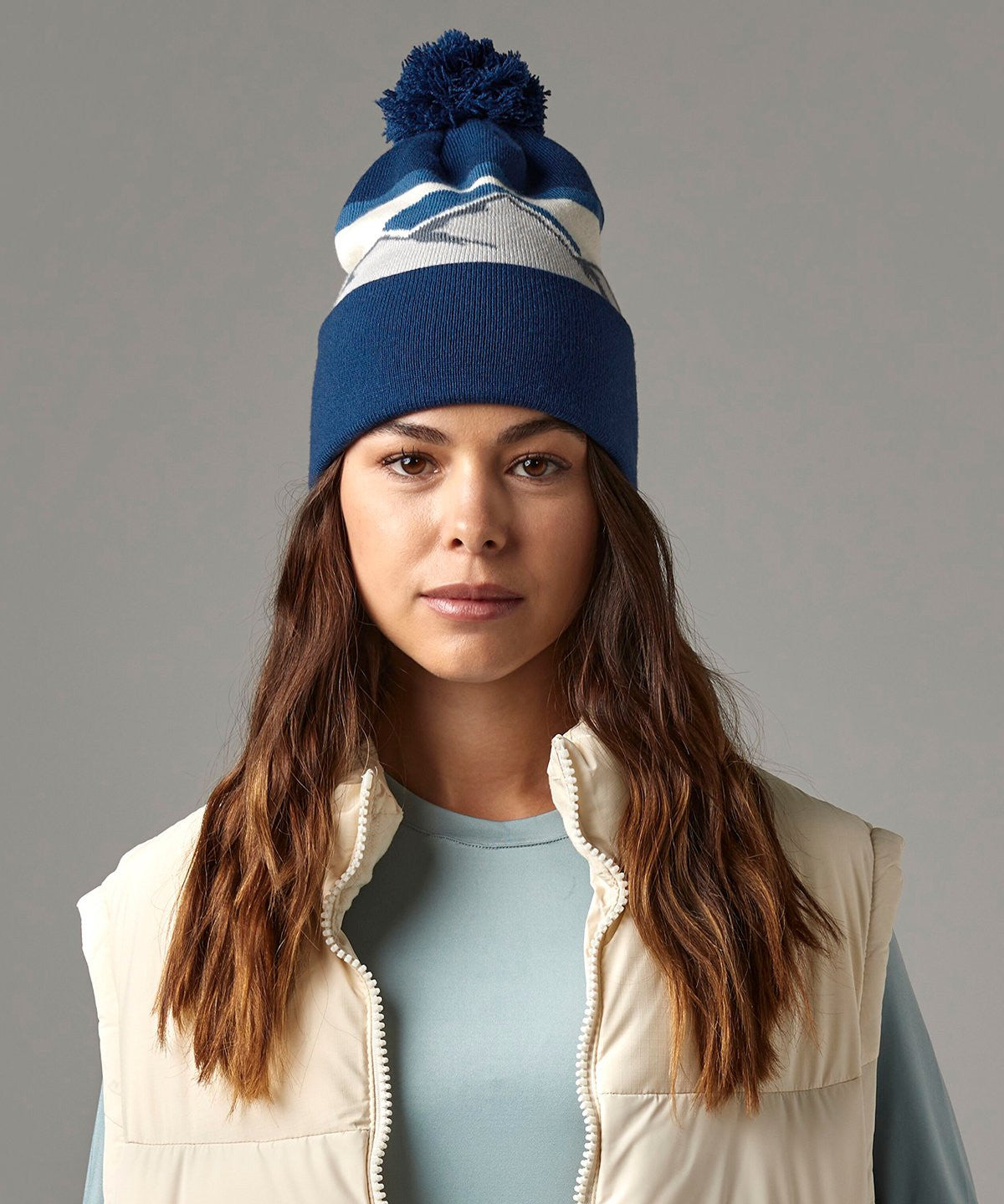 Mountain Peaks Pom Pom Beanie | ROCKY PEAKS