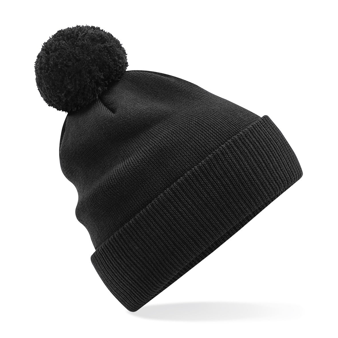 Organic Cotton Snowstar Beanie | BLACK