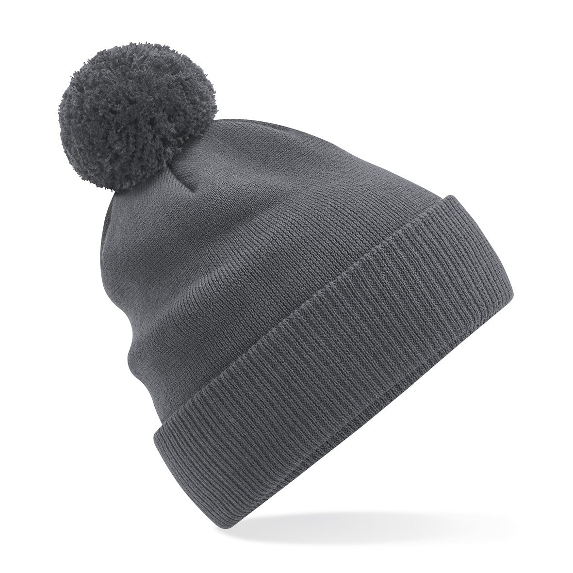 Organic Cotton Snowstar Beanie | GRAPHITE GREY