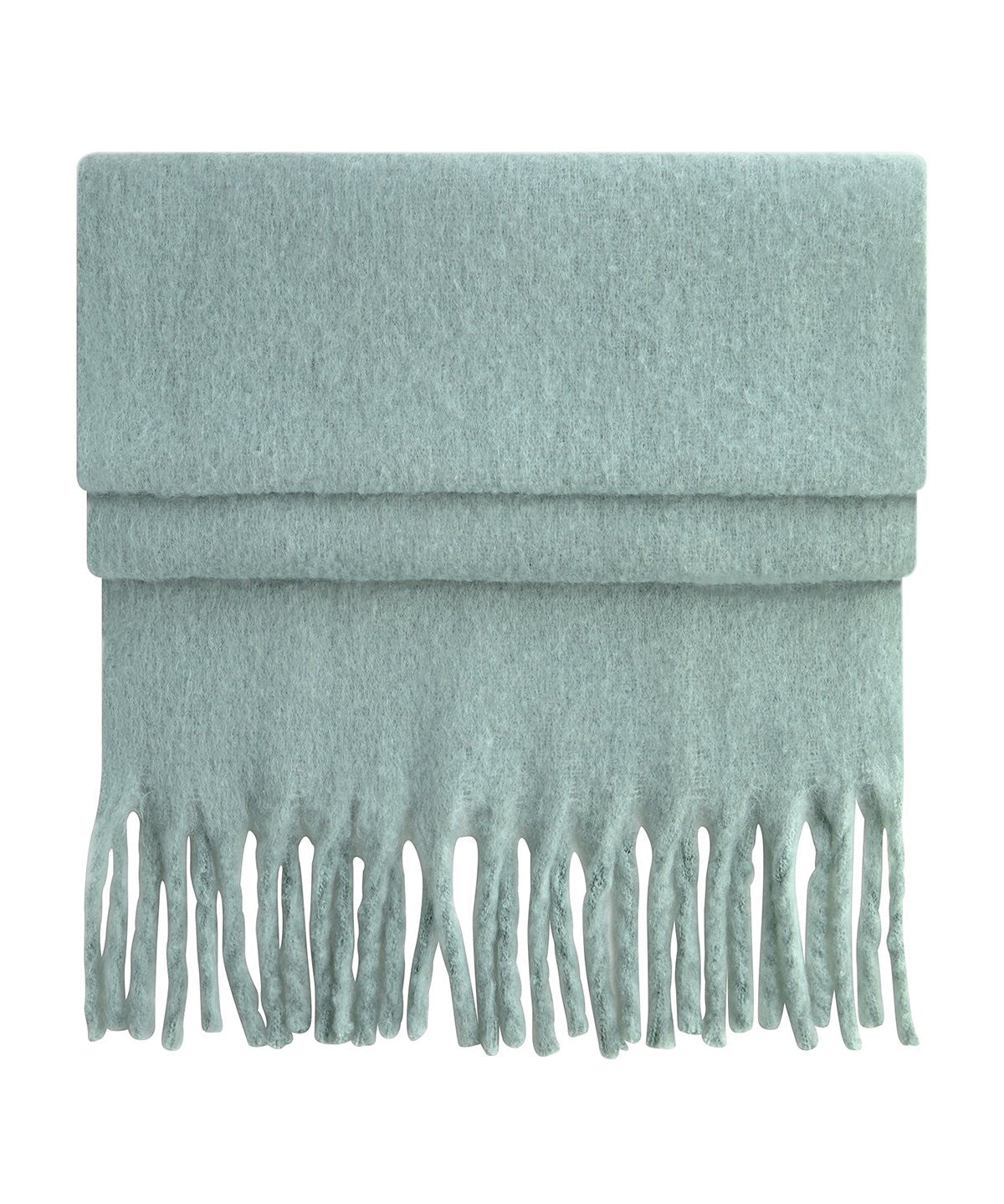 Fluffy Scarf | DUSTY GREEN