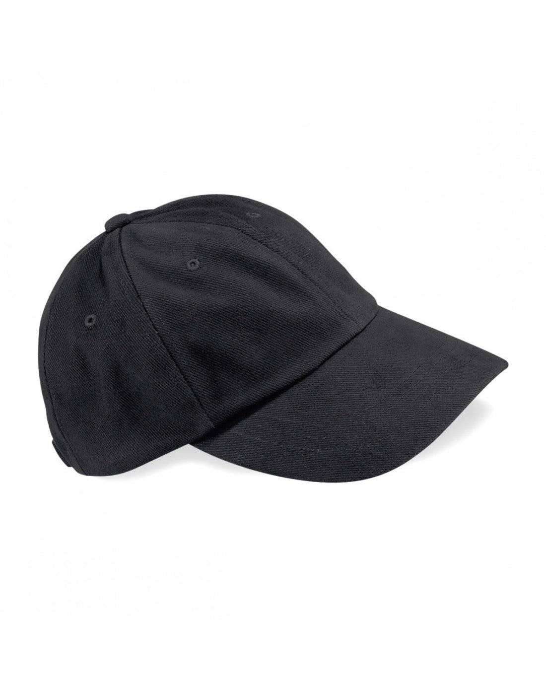Low Profile Heavy Brushed Cotton Cap | BLACK