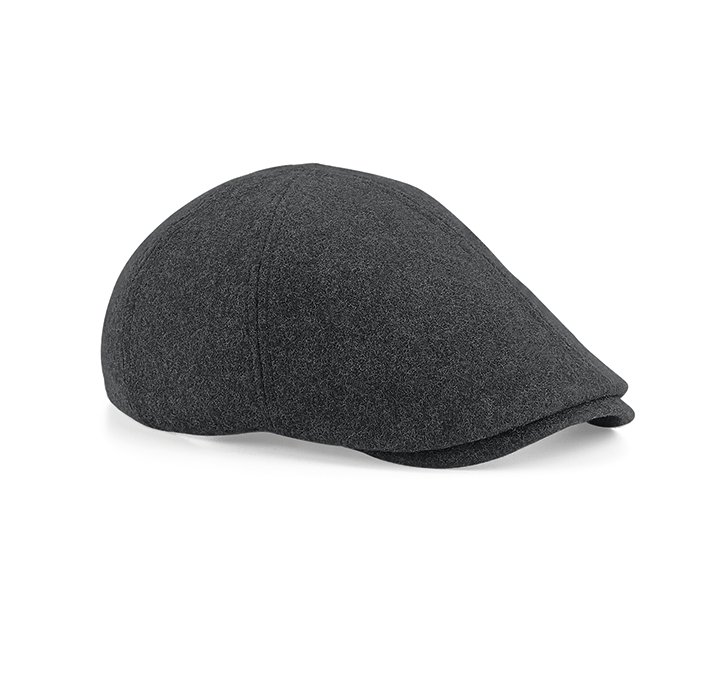 Melton Wool Ivy Cap | CHARCOAL MARL