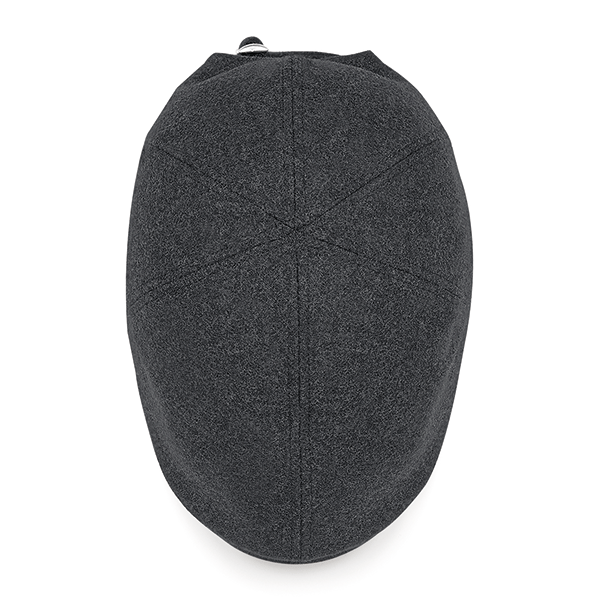 Melton Wool Ivy Cap | CHARCOAL MARL
