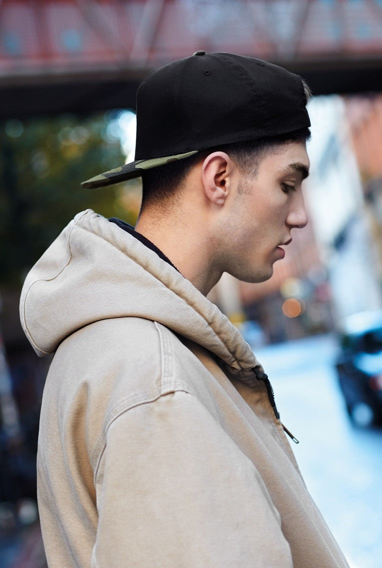 Camo Snapback | BLACK/JUNGLE CAMO