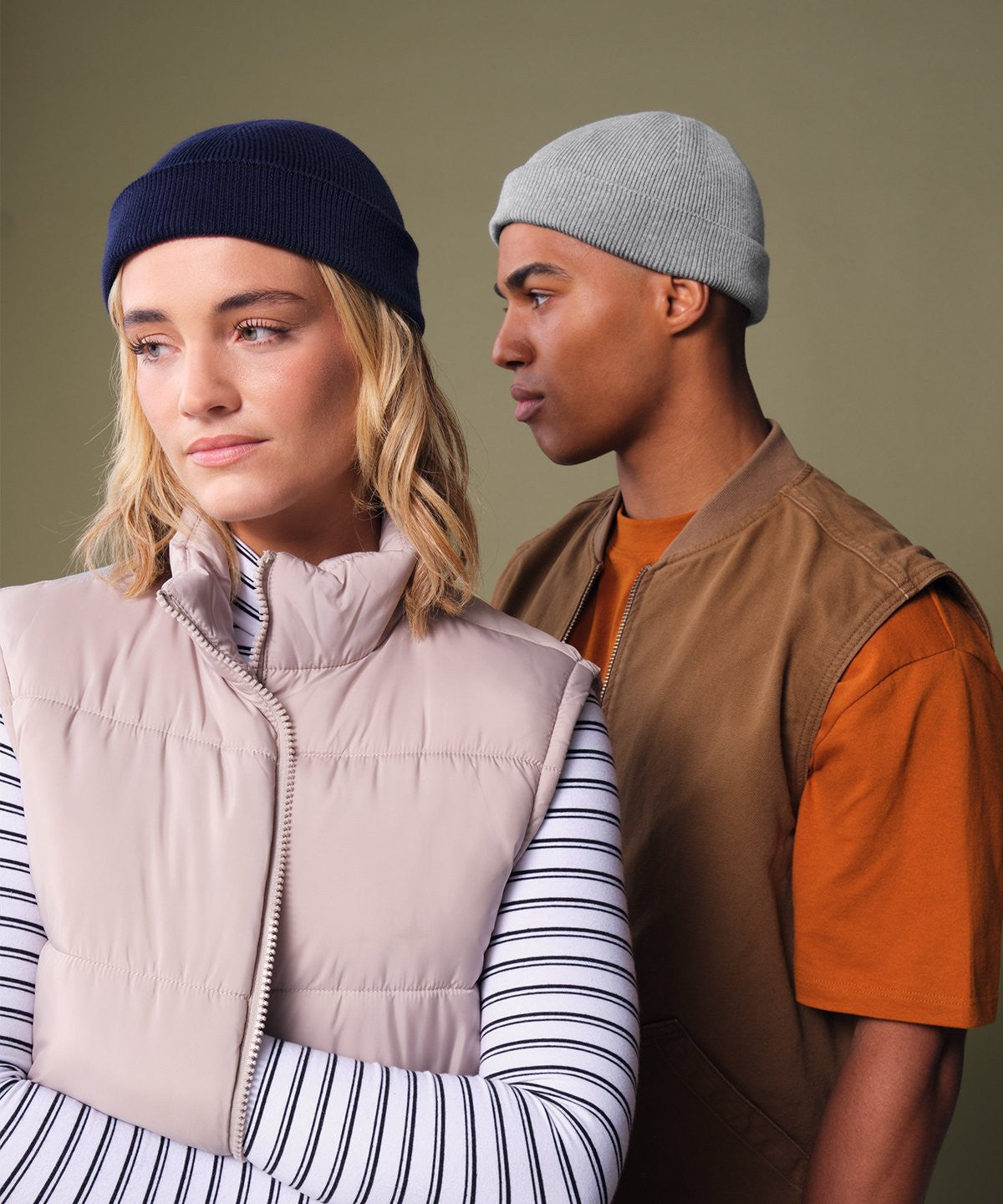 Organic Cotton Fishman Beanie | ALMOND