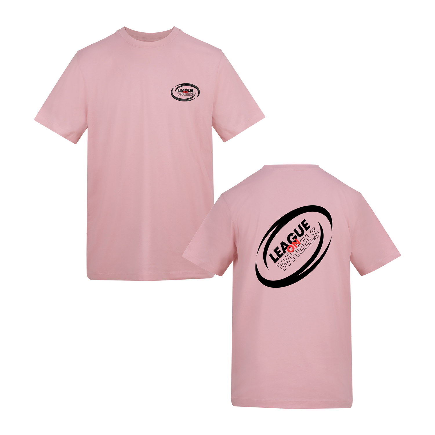 League on Wheels T-Shirt | BABY PINK