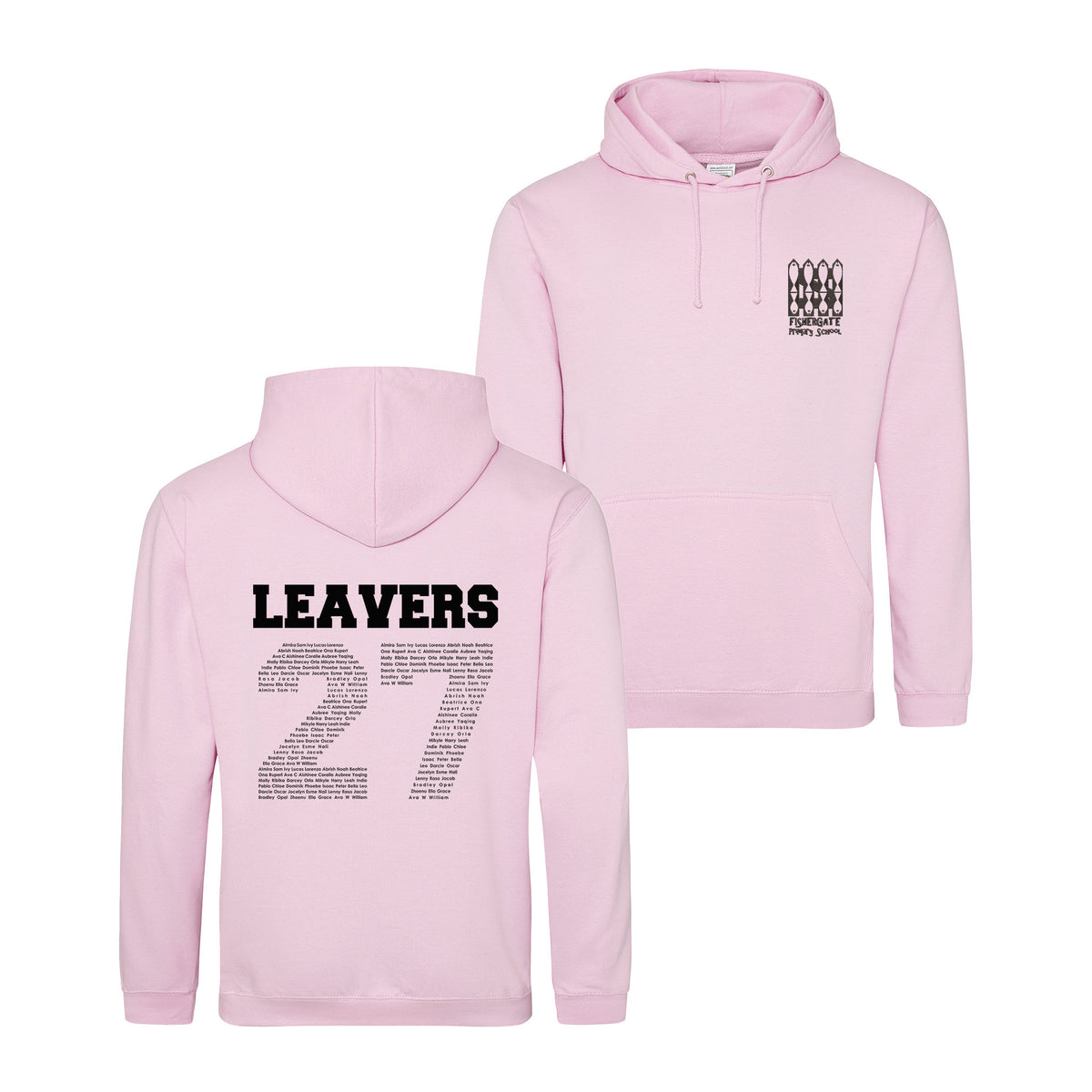Fishergate School Leavers Hoodie | BABY PINK
