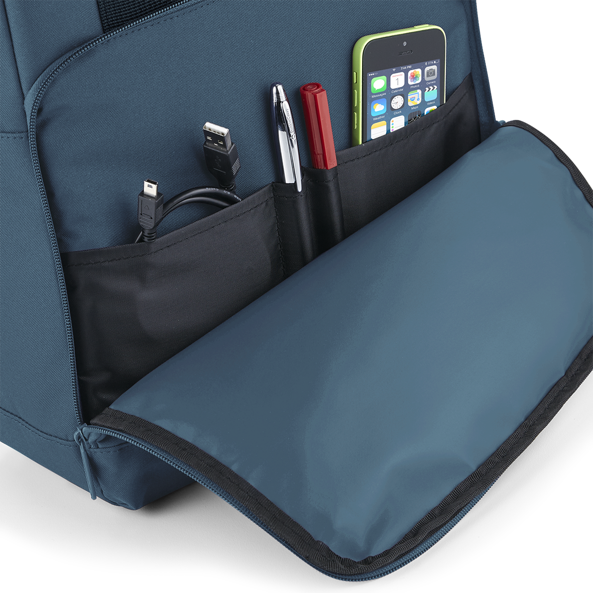 Twin Handle Roll-Top Backpack | AIRFORCE BLUE