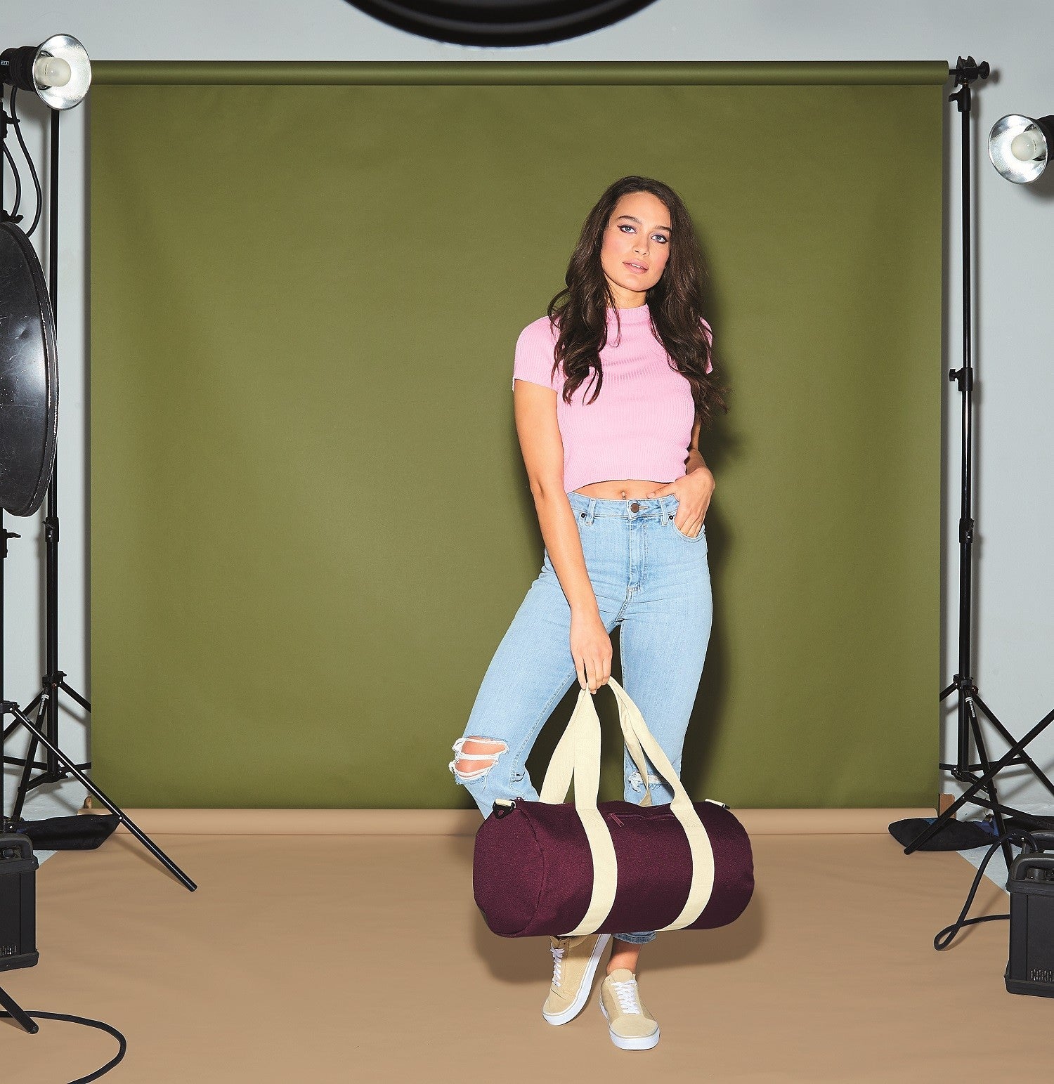 Original Barrel Bag | LIGHT GREY/FRENCH NAVY