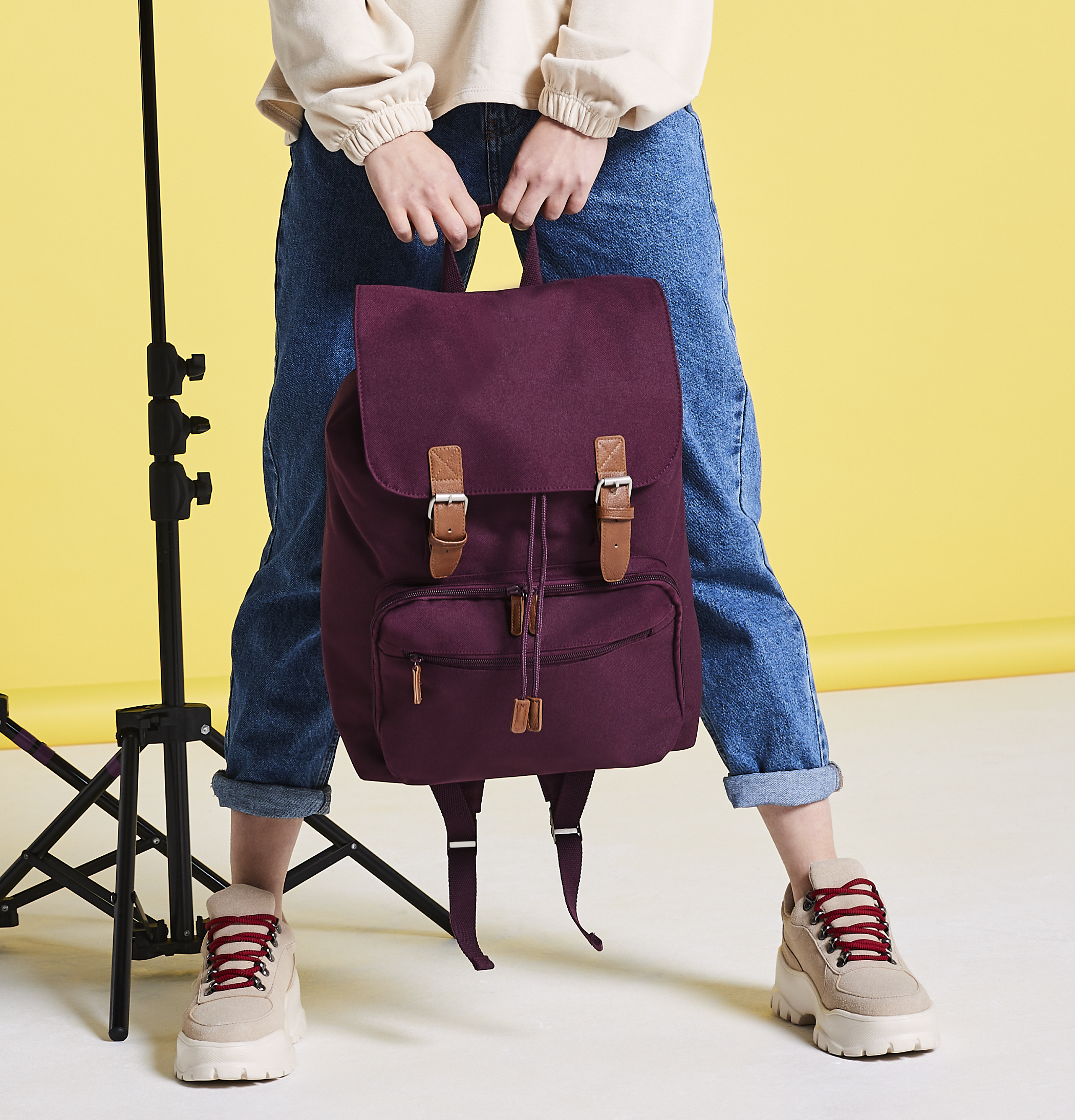 Vintage Laptop Backpack | BLACK