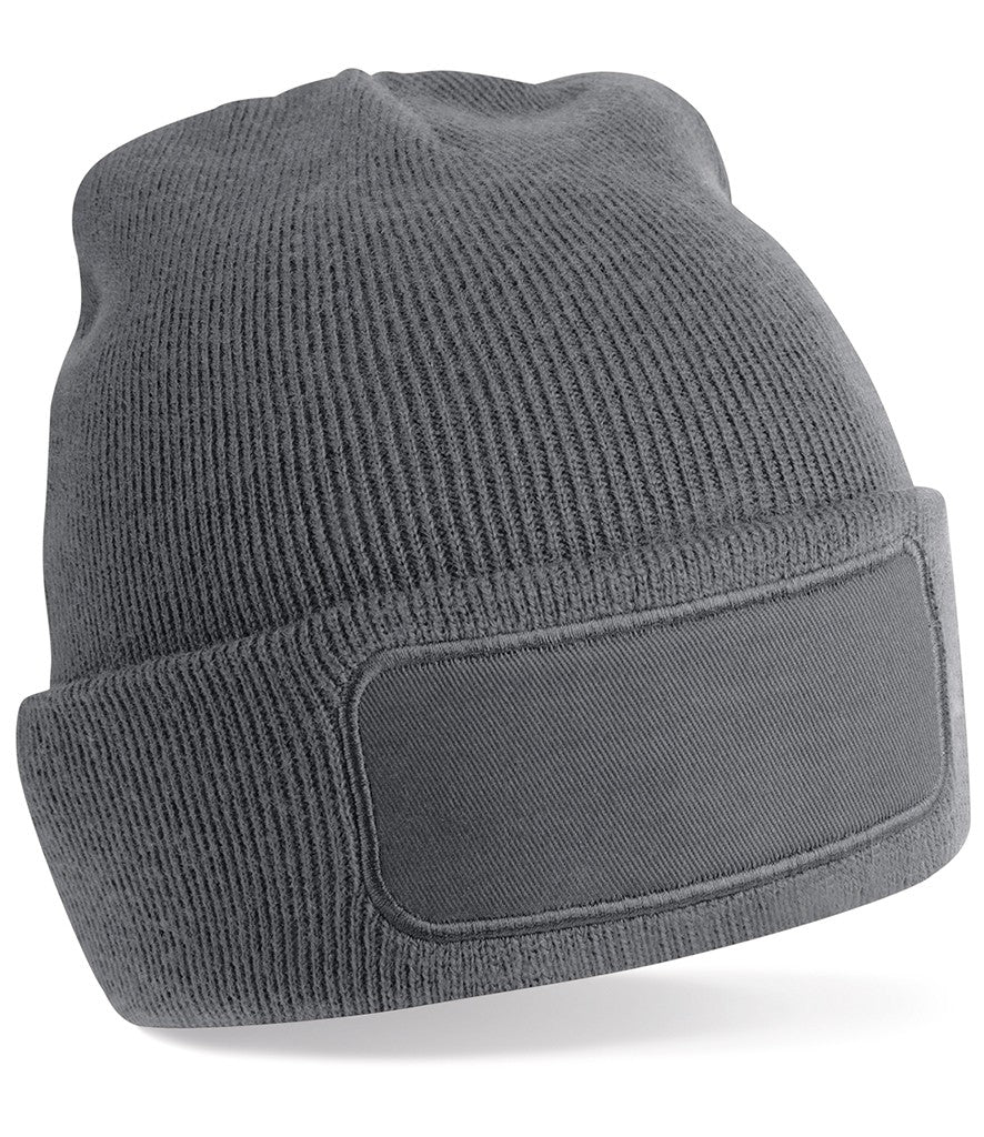 Recycled Original Patch Beanie | GRAPHITE GREY