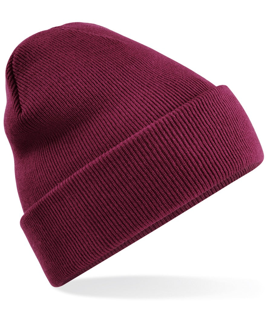 Recycled Original Cuffed Beanie | BURGUNDY