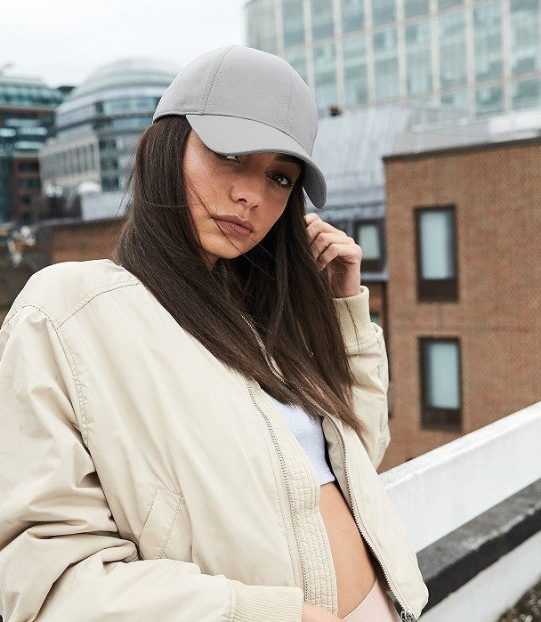 Faux Suede 6 Panel Cap | DUSKY PINK