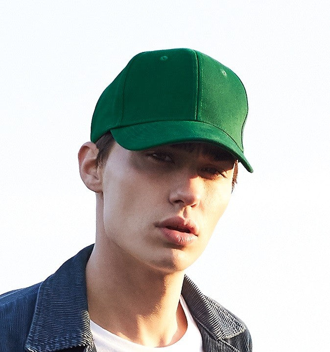 Pro Style Heavy Brushed Cotton Cap | FOREST GREEN