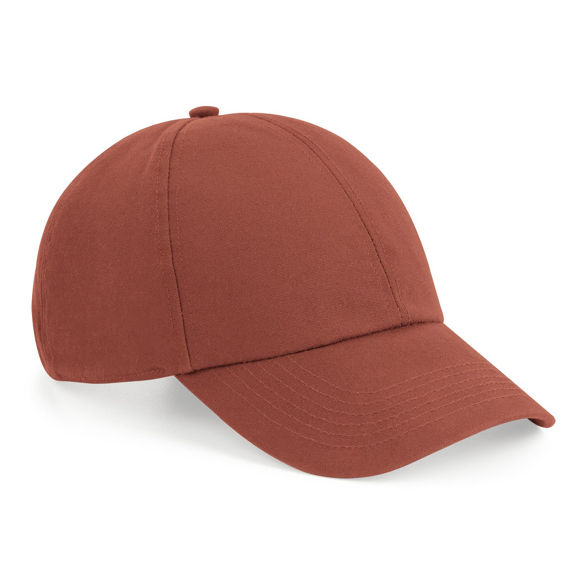 Organic Cotton 6 Panel Cap | TERRACOTTA