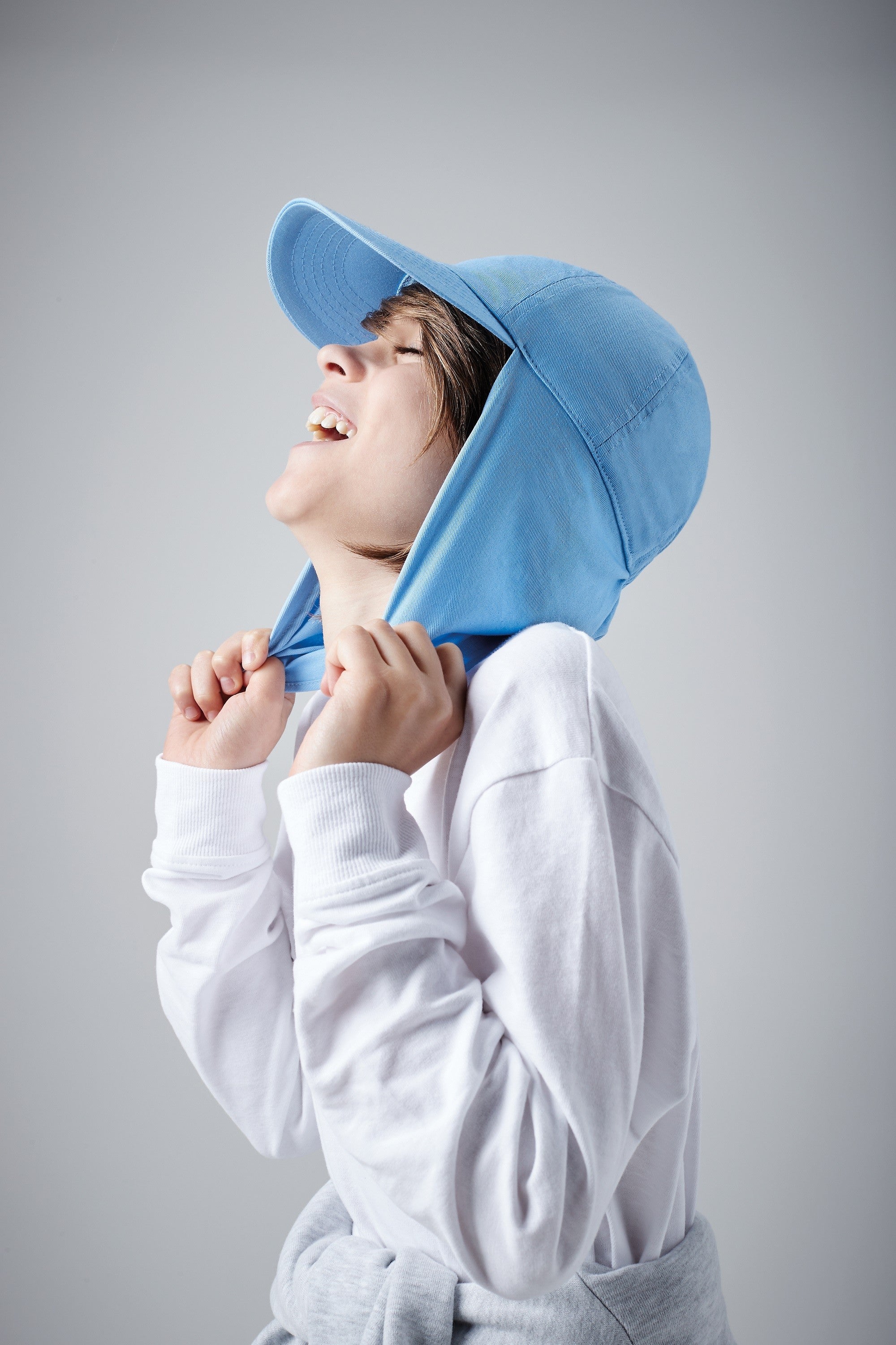 Junior Legionnaire Style Cap | YELLOW