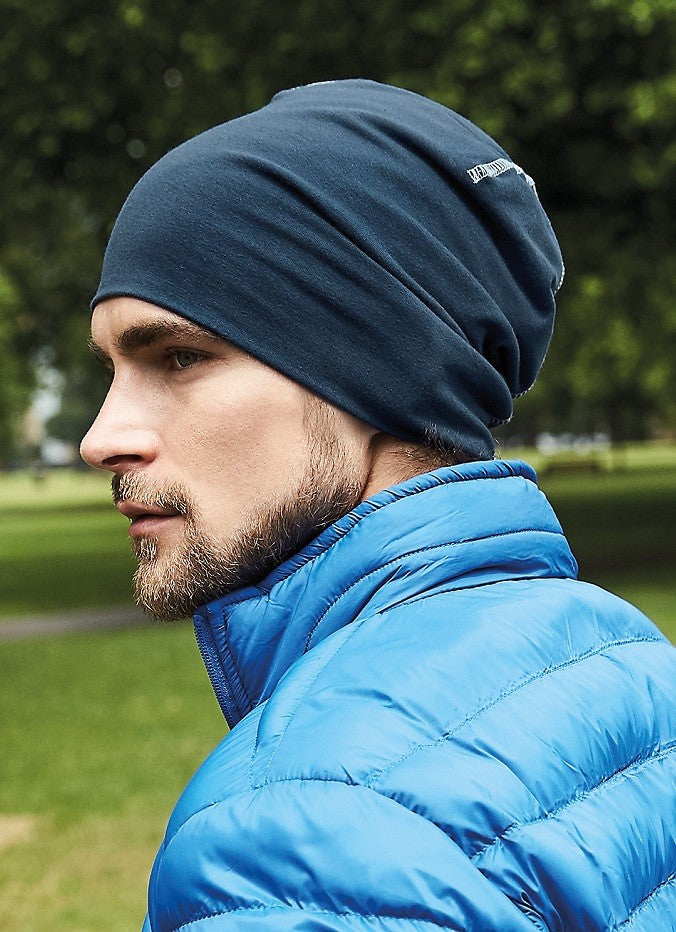 Hemsedal Cotton Beanie | BLACK/WHITE