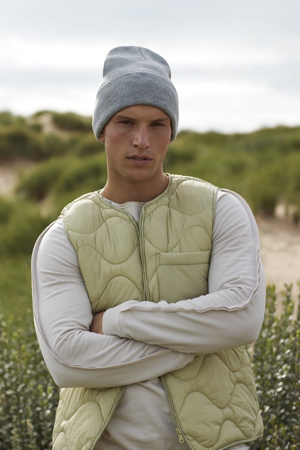 Original Deep Cuffed Beanie | ALMOND