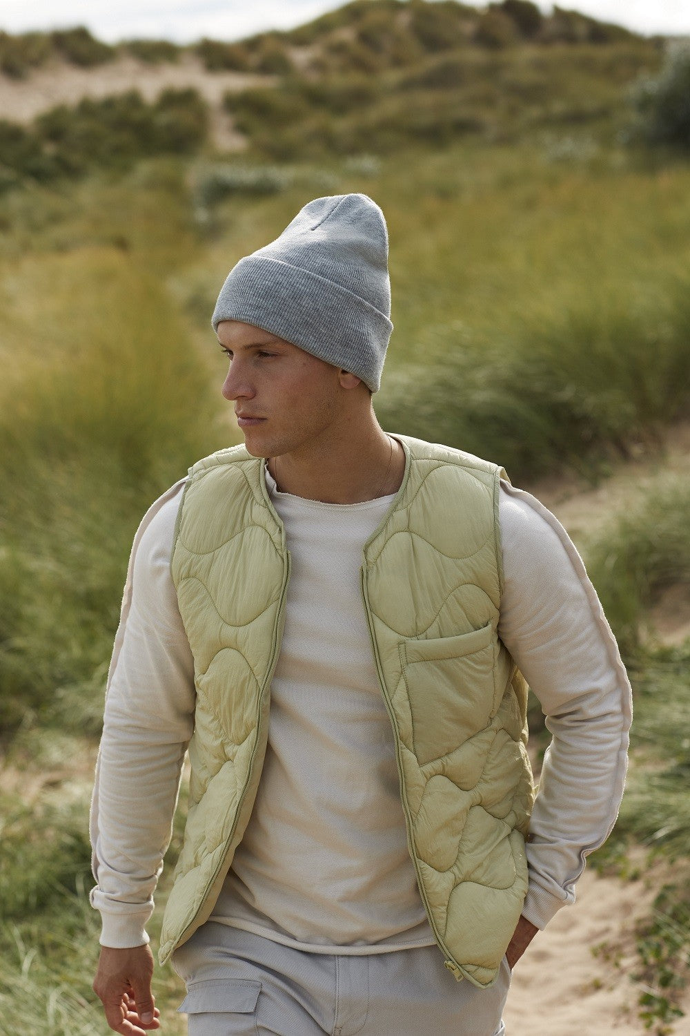 Original Deep Cuffed Beanie | ALMOND