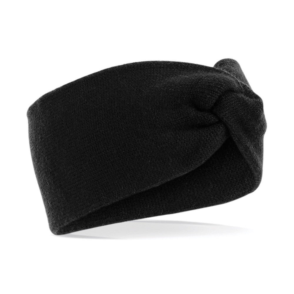 Twist Knit Headband | BLACK