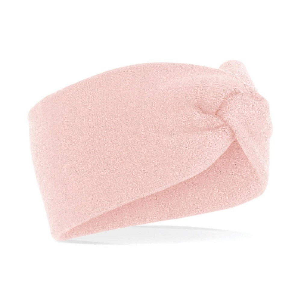 Twist Knit Headband | PASTEL PINK