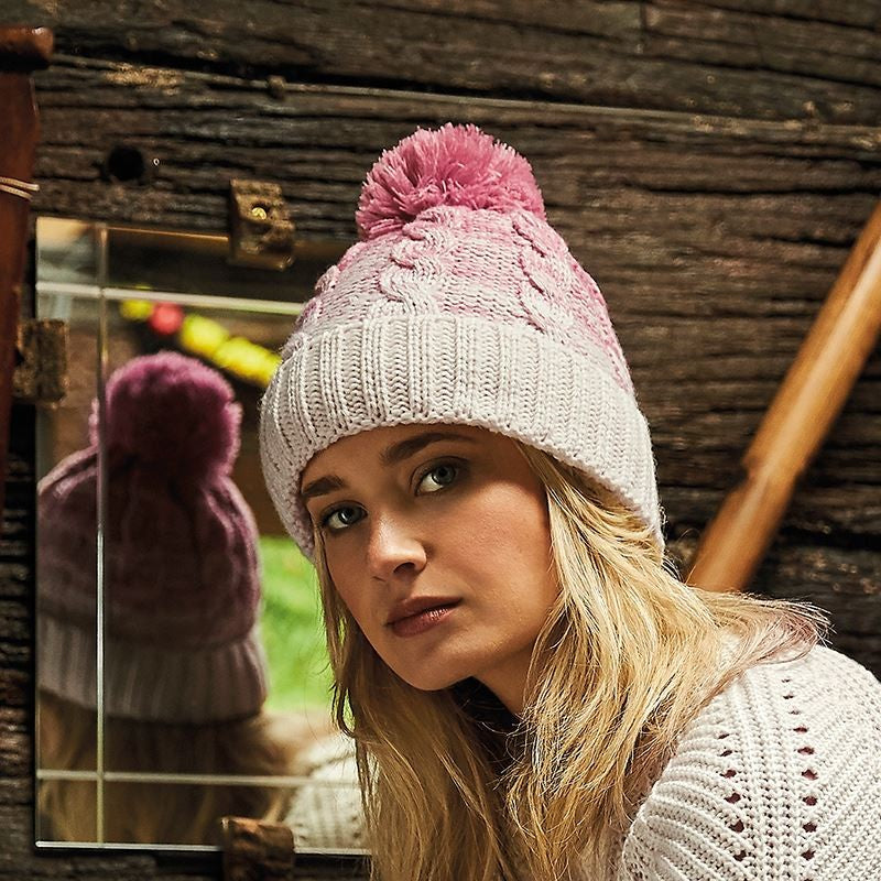 Ombre Beanie | TEAL/FRENCH NAVY