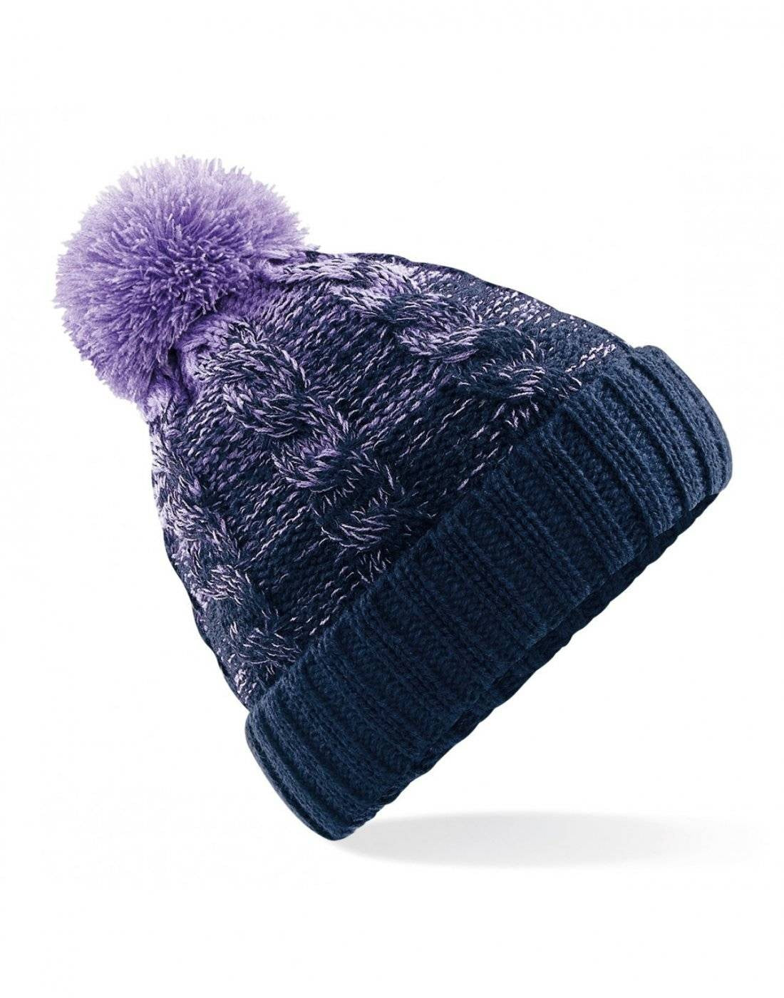 Ombre Beanie | LAVENDER/FRENCH NAVY