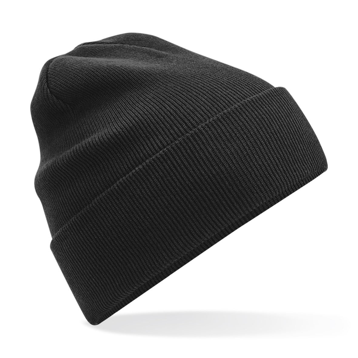 Organic Cotton Original Cuffed Beanie | BLACK