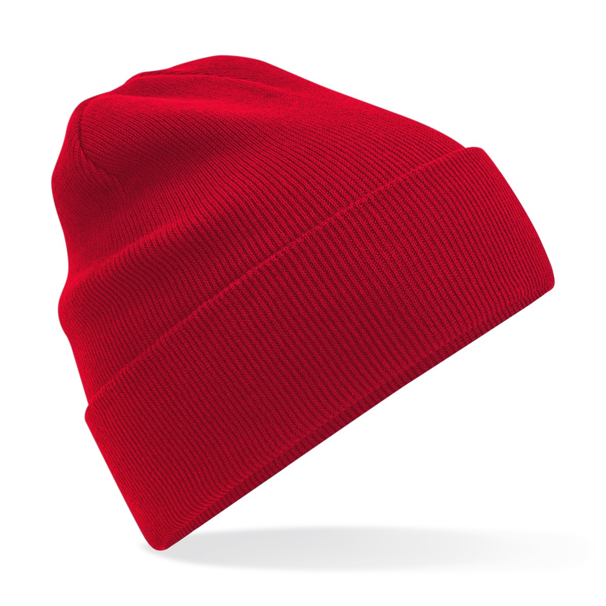 Organic Cotton Original Cuffed Beanie | CLASSIC RED