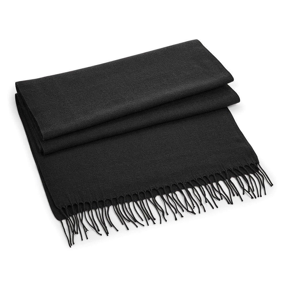 Classic Woven Scarf | BLACK