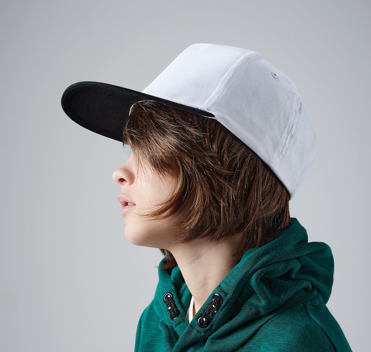 Youth Snapback | BLACK/SURF BLUE