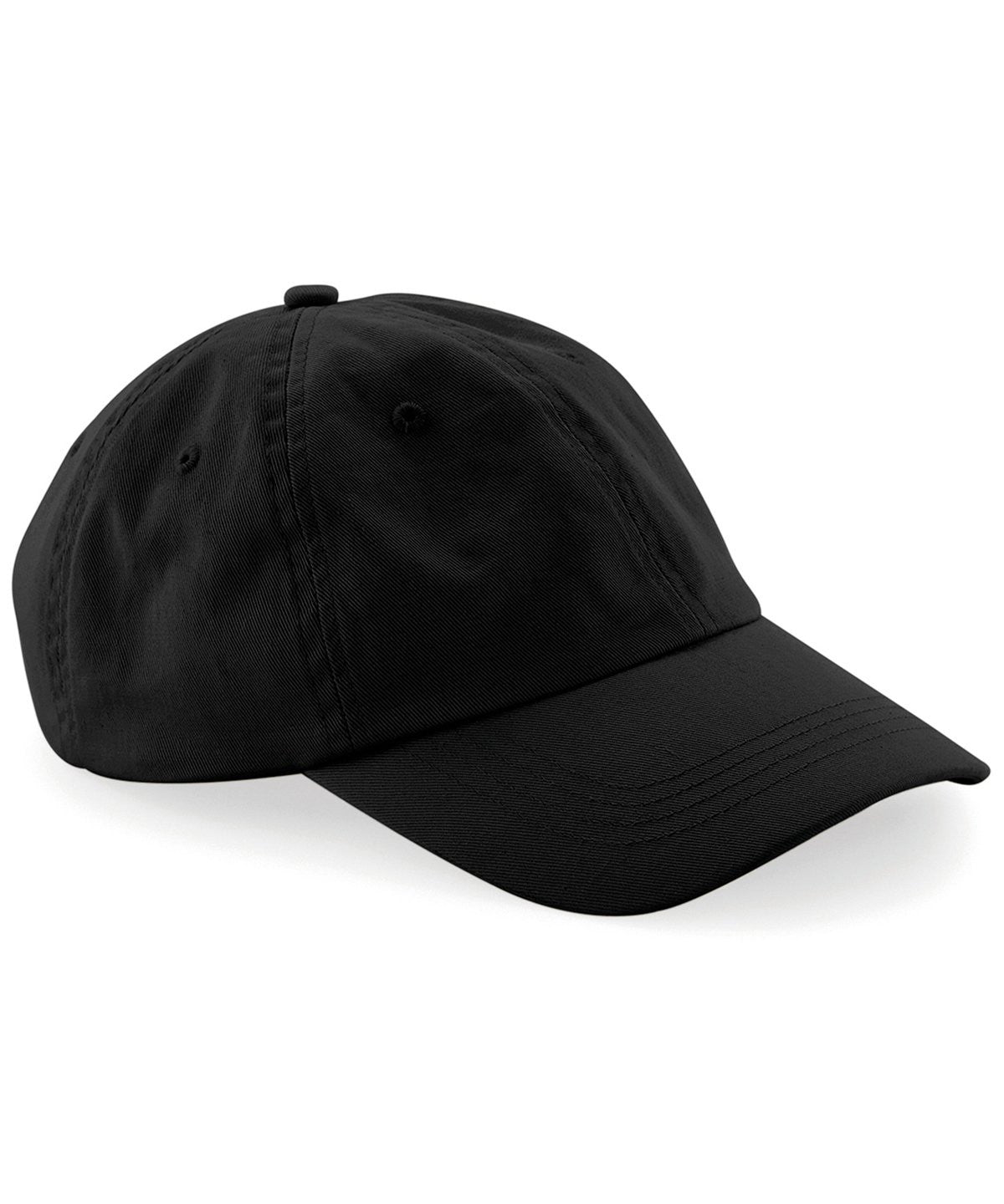 Low Profile 6 Panel Dad Cap | BLACK