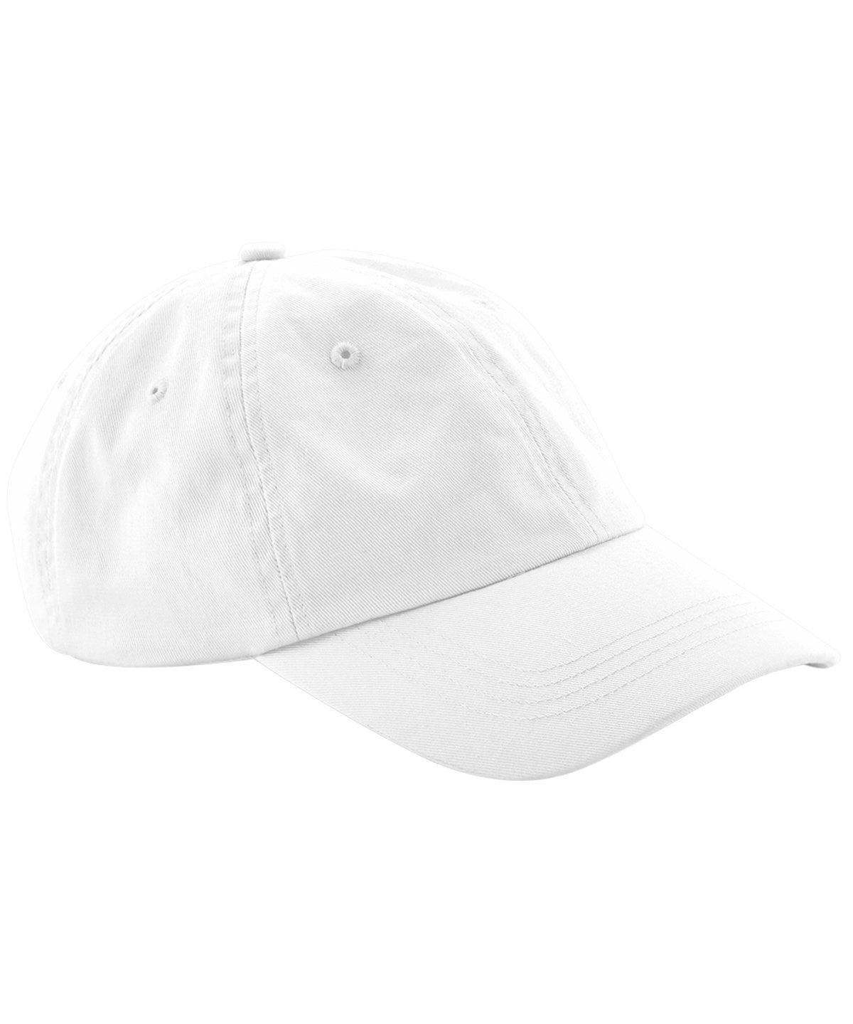 Low Profile 6 Panel Dad Cap | WHITE