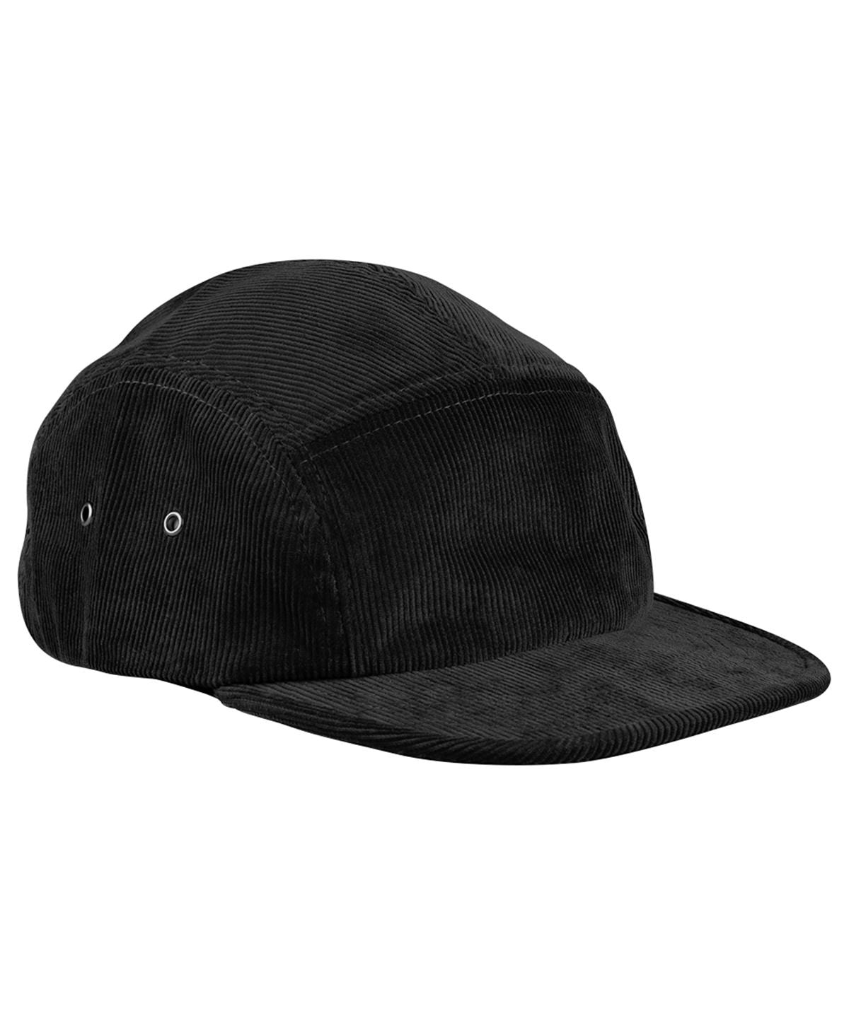 EarthAware Organic Cord Camper Cap | BLACK