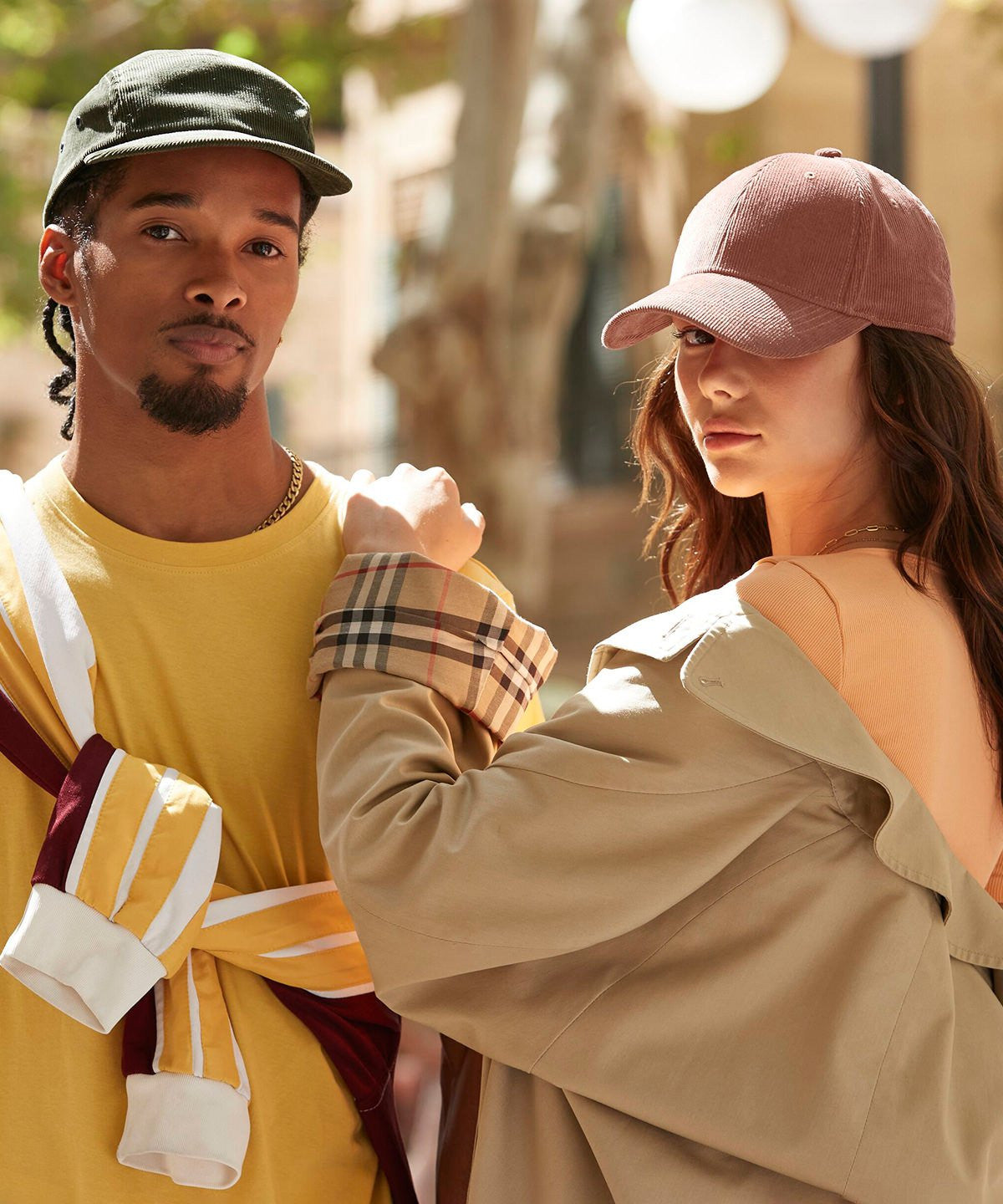 EarthAware Organic Cord Camper Cap | RED WOOD